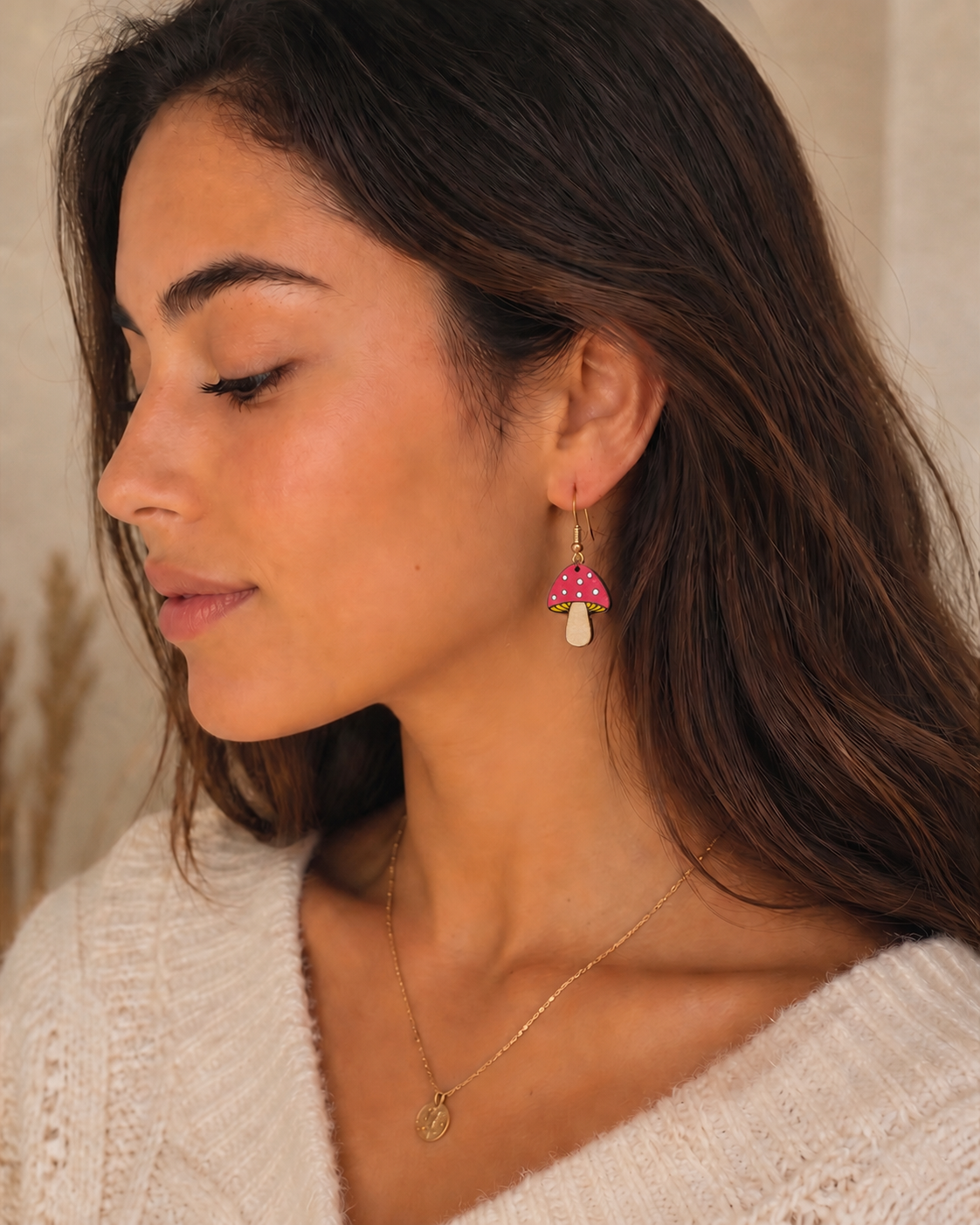 Mushroom Earrings 🍄
