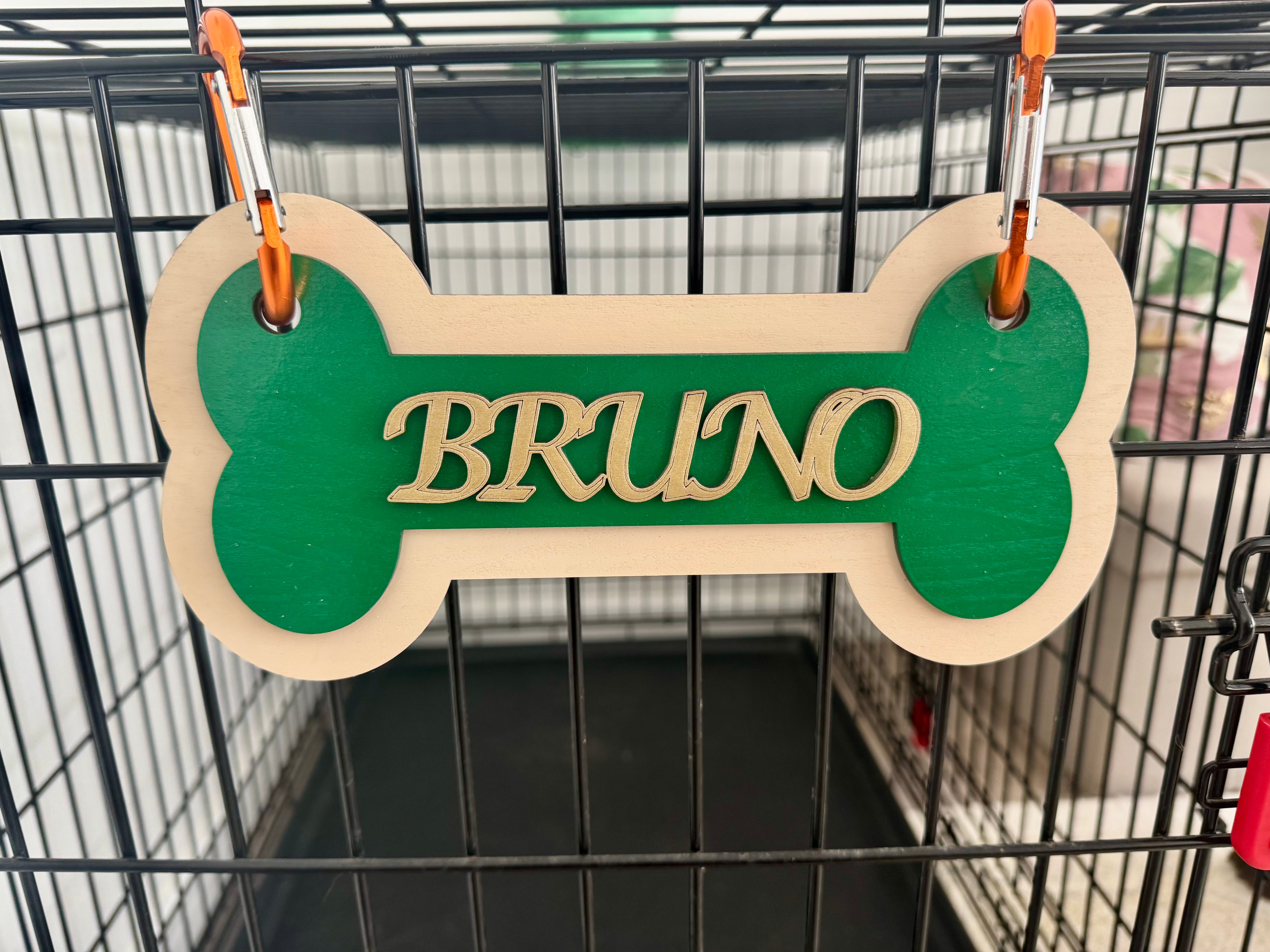 Custom Dog Crate Tag