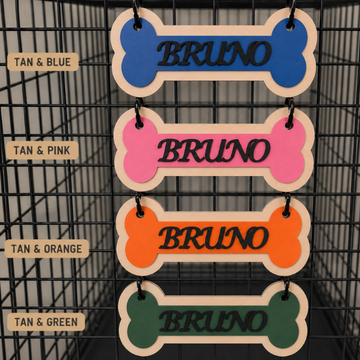 Custom Dog Crate Tag