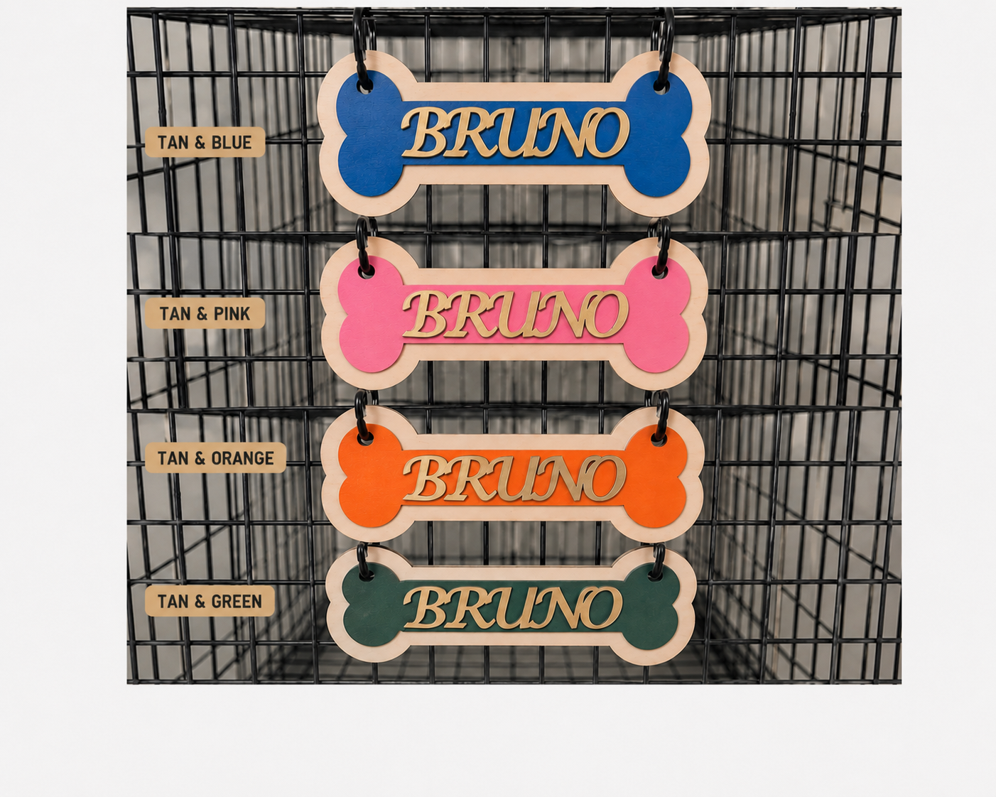 Custom Dog Crate Tag